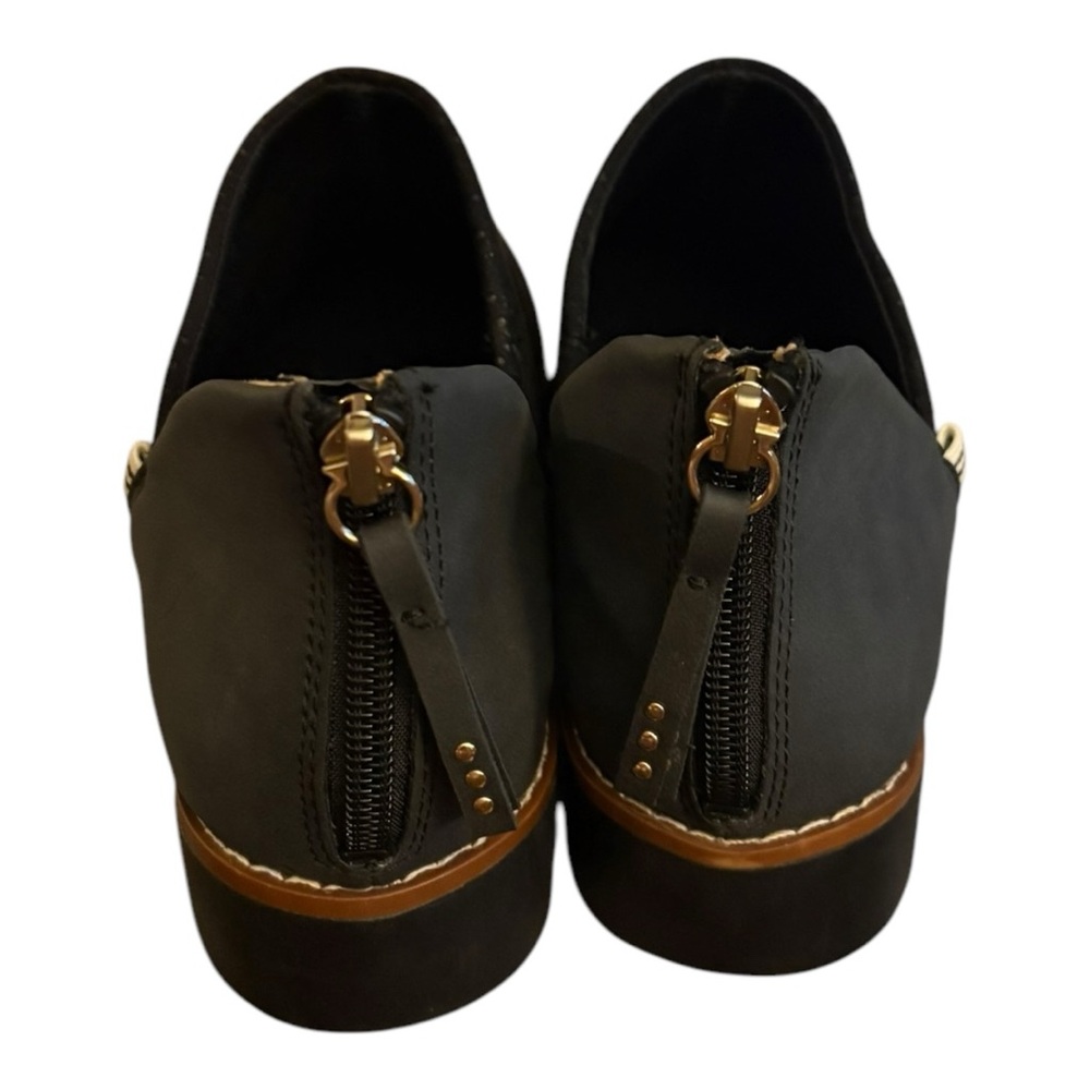 Dr Scholl's Ankle Bootie Womens Sz 9M Dress Workwear Comfort Wedge Slip On Black - Picture 4 of 9